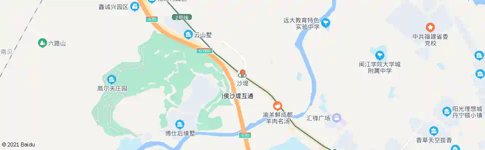 福州沙堤_公交站地图_福州公交_妙搜公交查询2025
