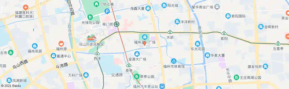 福州福建大剧院_公交站地图_福州公交_妙搜公交查询2025