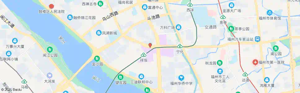 福州祥坂路口_公交站地图_福州公交_妙搜公交查询2025
