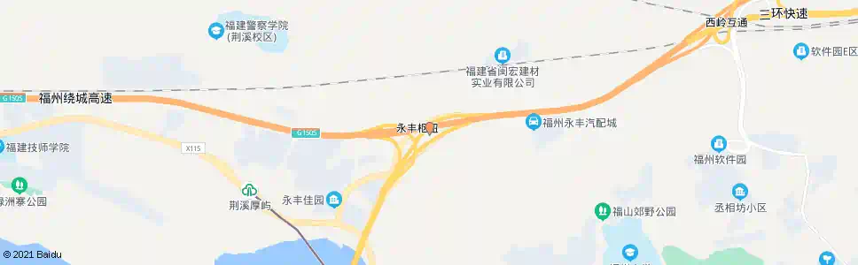 福州海峡建材城_公交站地图_福州公交_妙搜公交查询2025