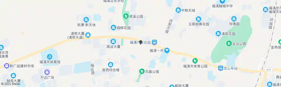 福州清航街_公交站地图_福州公交_妙搜公交查询2025