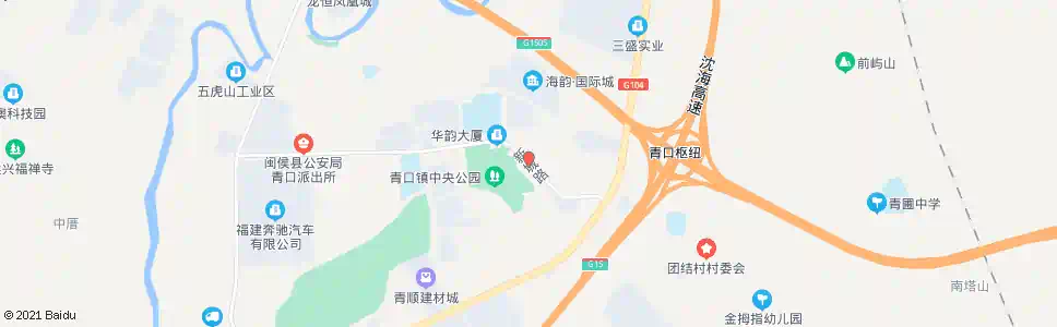 福州闽侯县人民医院_公交站地图_福州公交_妙搜公交查询2025