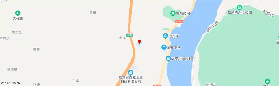 福州闽安小学_公交站地图_福州公交_妙搜公交查询2025