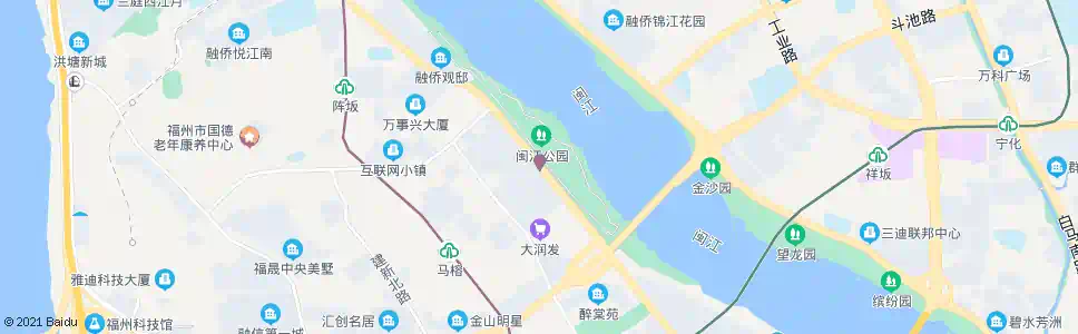 福州马榕新村(南江滨公园)_公交站地图_福州公交_妙搜公交查询2025