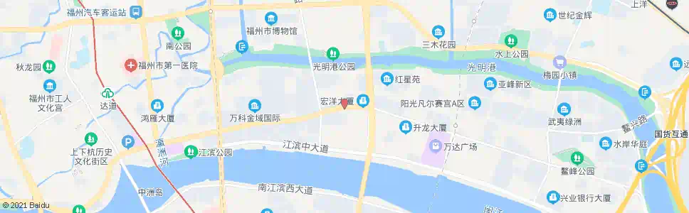 福州亚峰农贸市场_公交站地图_福州公交_妙搜公交查询2025