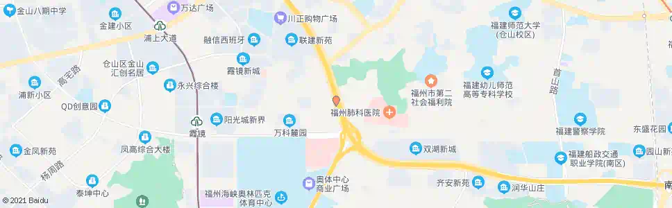 福州省精神卫生中心_公交站地图_福州公交_妙搜公交查询2025