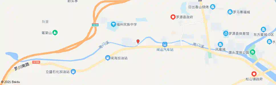 福州罗源党校_公交站地图_福州公交_妙搜公交查询2025