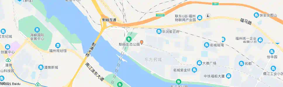 福州魁岐佳园_公交站地图_福州公交_妙搜公交查询2025