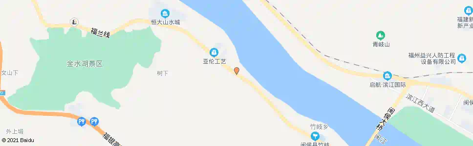 福州竹西村_公交站地图_福州公交_妙搜公交查询2025
