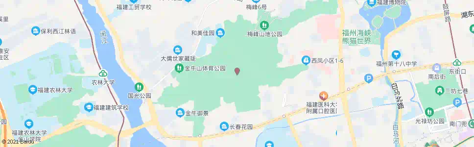 福州金牛山公园(康桥中学)_公交站地图_福州公交_妙搜公交查询2025