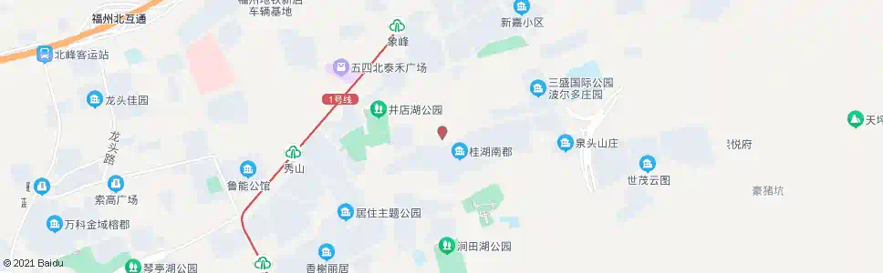 福州居住主题公园_公交站地图_福州公交_妙搜公交查询2025