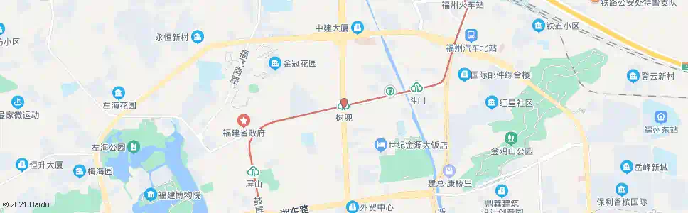 福州树兜站_公交站地图_福州公交_妙搜公交查询2025