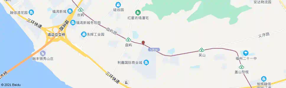 福州盘屿_公交站地图_福州公交_妙搜公交查询2025