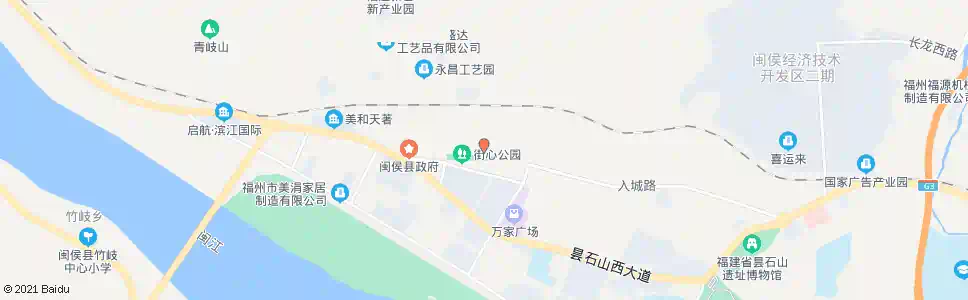 福州街心广场_公交站地图_福州公交_妙搜公交查询2025