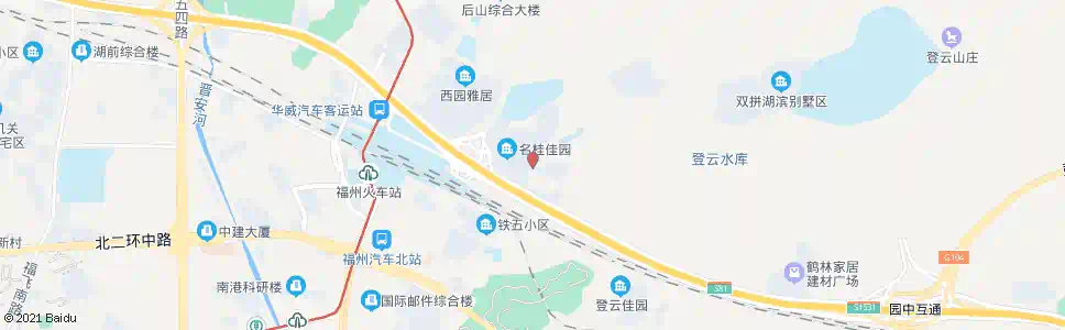 福州名桂佳园_公交站地图_福州公交_妙搜公交查询2025