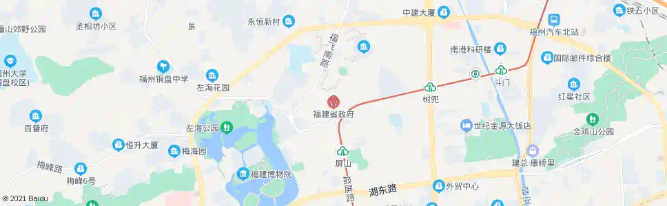 福州省政府_公交站地图_福州公交_妙搜公交查询2025