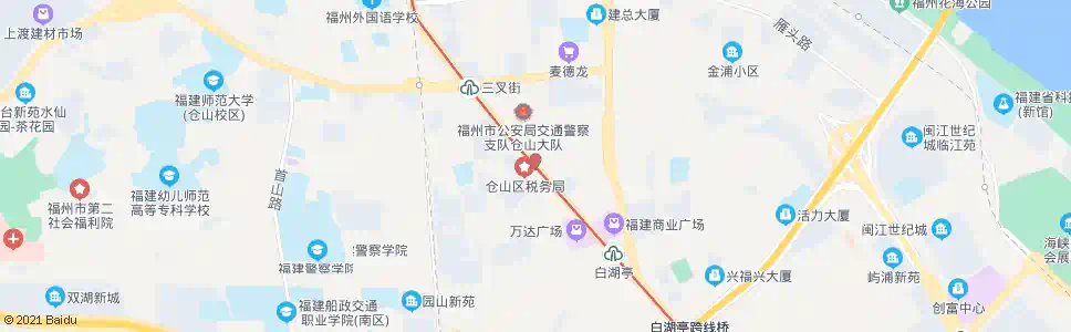 福州三叉街新村_公交站地图_福州公交_妙搜公交查询2025
