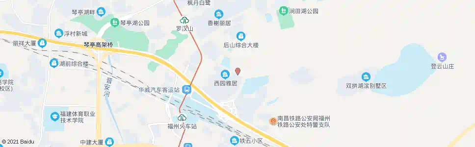 福州后山村_公交站地图_福州公交_妙搜公交查询2025