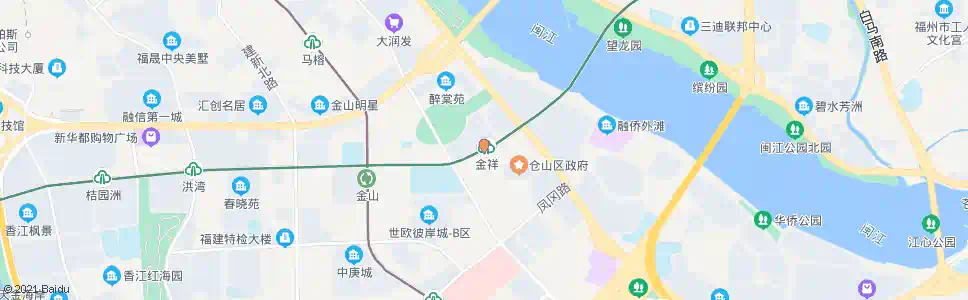 福州金山体育场_公交站地图_福州公交_妙搜公交查询2025
