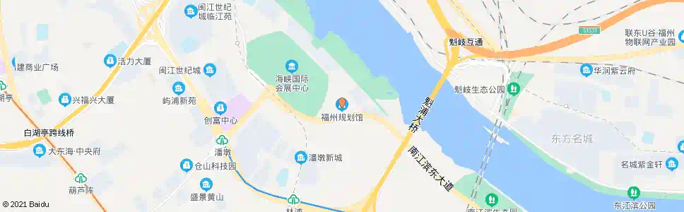 福州福州城市展示馆_公交站地图_福州公交_妙搜公交查询2025