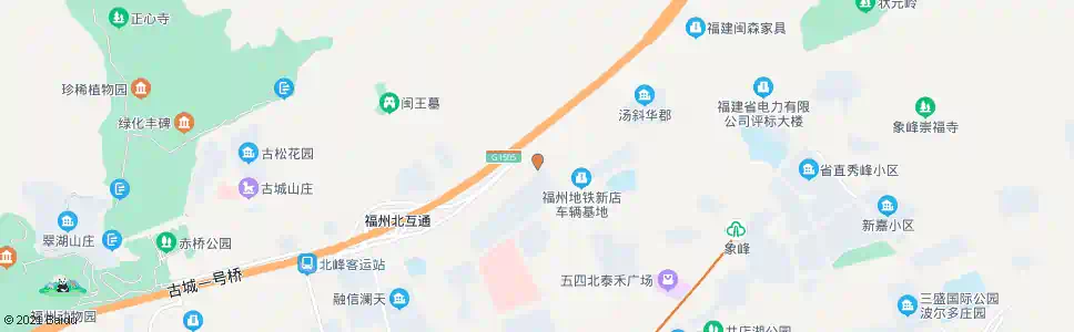 福州战峰村_公交站地图_福州公交_妙搜公交查询2025