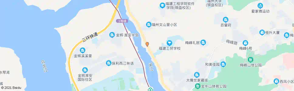 福州文山里泵站_公交站地图_福州公交_妙搜公交查询2025