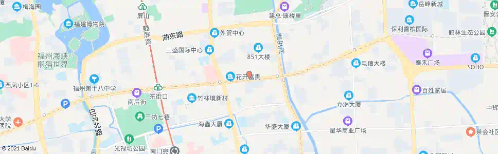 福州八方大厦_公交站地图_福州公交_妙搜公交查询2025