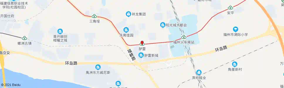 福州胪雷站_公交站地图_福州公交_妙搜公交查询2025