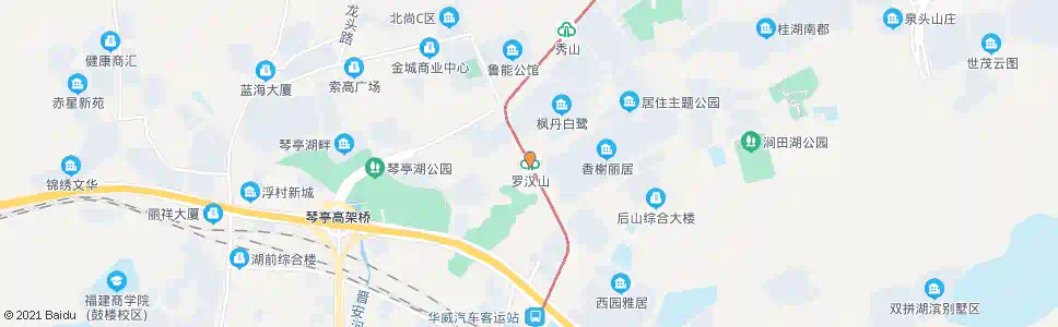 福州罗汉山站_公交站地图_福州公交_妙搜公交查询2025