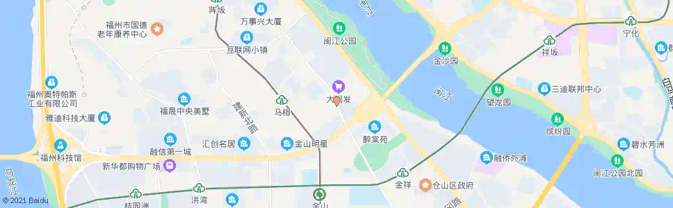 福州金达路口_公交站地图_福州公交_妙搜公交查询2025