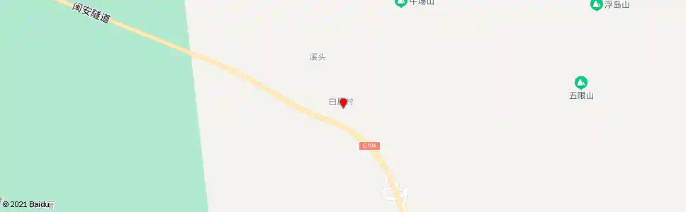 福州白眉村_公交站地图_福州公交_妙搜公交查询2025
