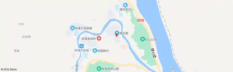 福州梅花园_公交站地图_福州公交_妙搜公交查询2025