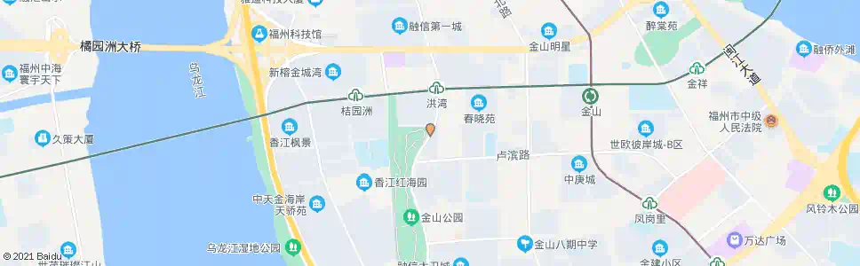 福州金山公园北门_公交站地图_福州公交_妙搜公交查询2025