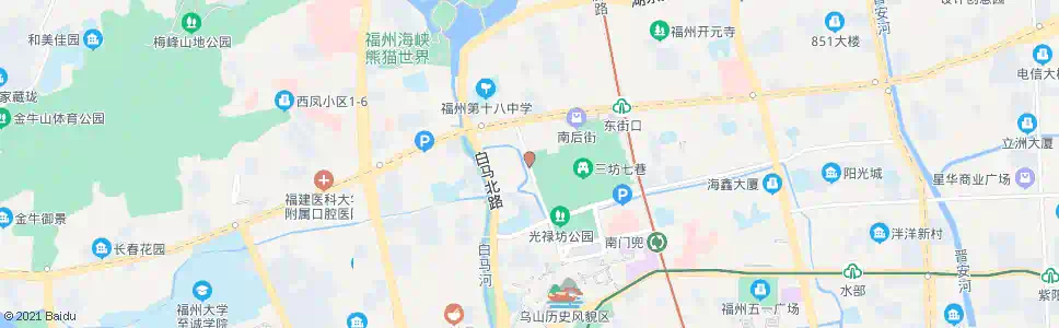福州衣锦坊_公交站地图_福州公交_妙搜公交查询2025