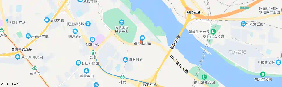 福州福州规划馆_公交站地图_福州公交_妙搜公交查询2025