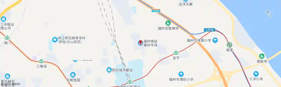 福州建材市场_公交站地图_福州公交_妙搜公交查询2025