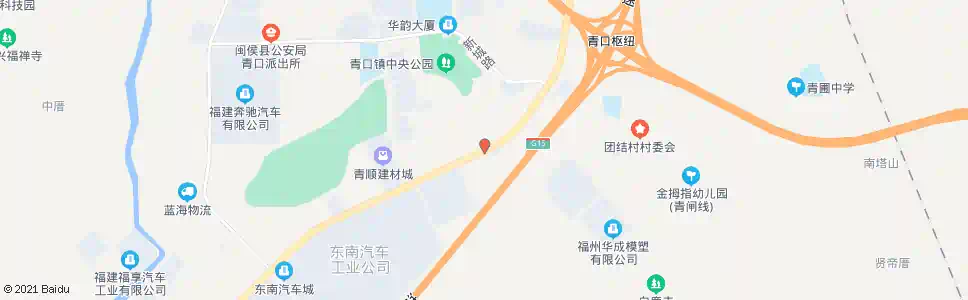 福州青口建材市场_公交站地图_福州公交_妙搜公交查询2025