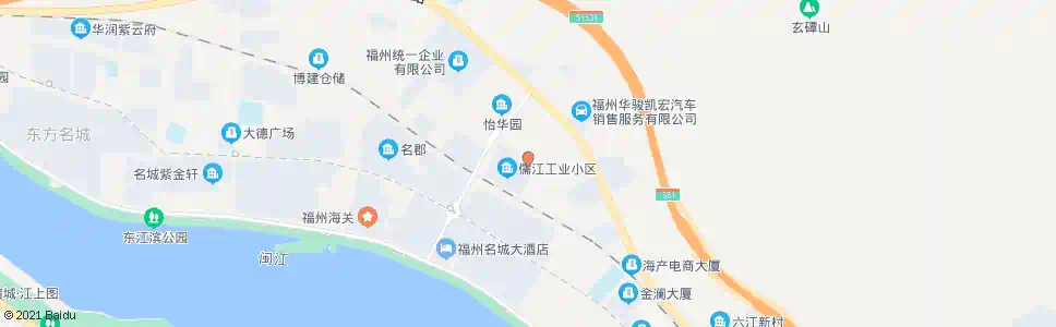 福州马江茶山路口_公交站地图_福州公交_妙搜公交查询2025