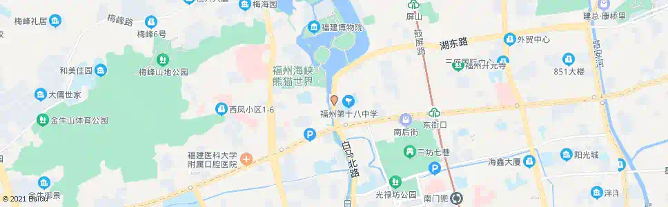 福州西门_公交站地图_福州公交_妙搜公交查询2025