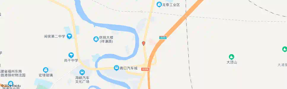 福州尚干桥头_公交站地图_福州公交_妙搜公交查询2025