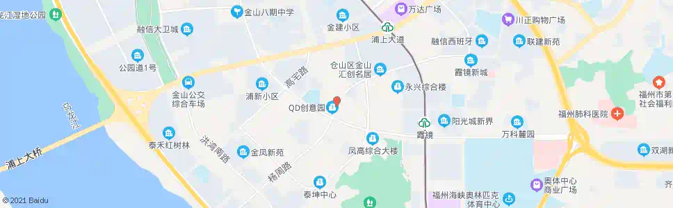 福州浦上工业区_公交站地图_福州公交_妙搜公交查询2025