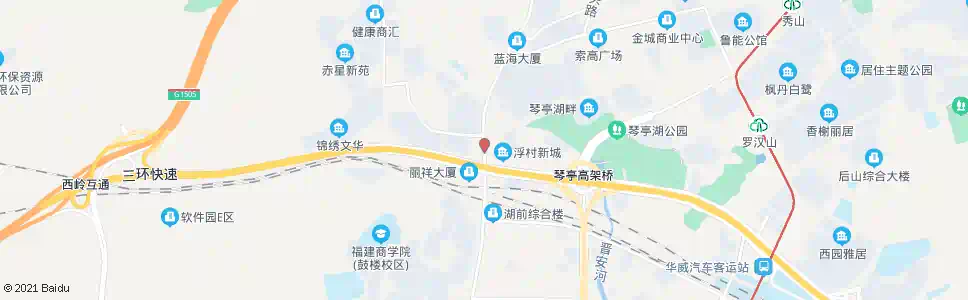 福州浮村_公交站地图_福州公交_妙搜公交查询2025