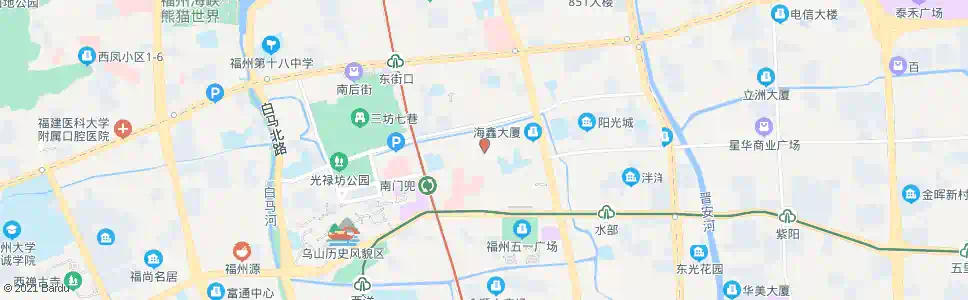 福州福五中_公交站地图_福州公交_妙搜公交查询2025