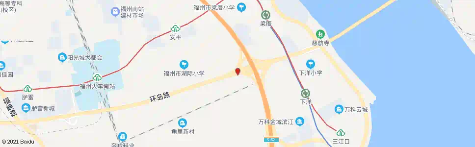 福州洋坑_公交站地图_福州公交_妙搜公交查询2025