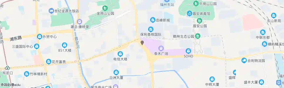 福州岳峰_公交站地图_福州公交_妙搜公交查询2025