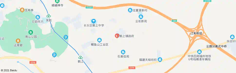 福州鹤上镇政府_公交站地图_福州公交_妙搜公交查询2025