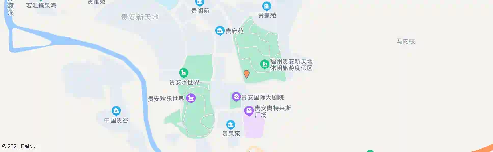 福州贵安新天地售楼中心_公交站地图_福州公交_妙搜公交查询2025
