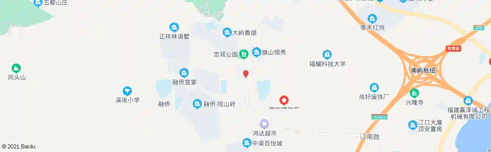 福州旗山路口_公交站地图_福州公交_妙搜公交查询2025