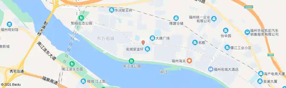 福州快洲村_公交站地图_福州公交_妙搜公交查询2025