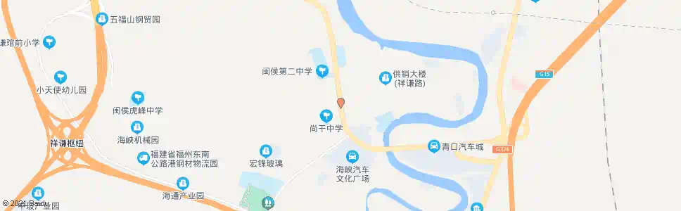 福州尚干街_公交站地图_福州公交_妙搜公交查询2025